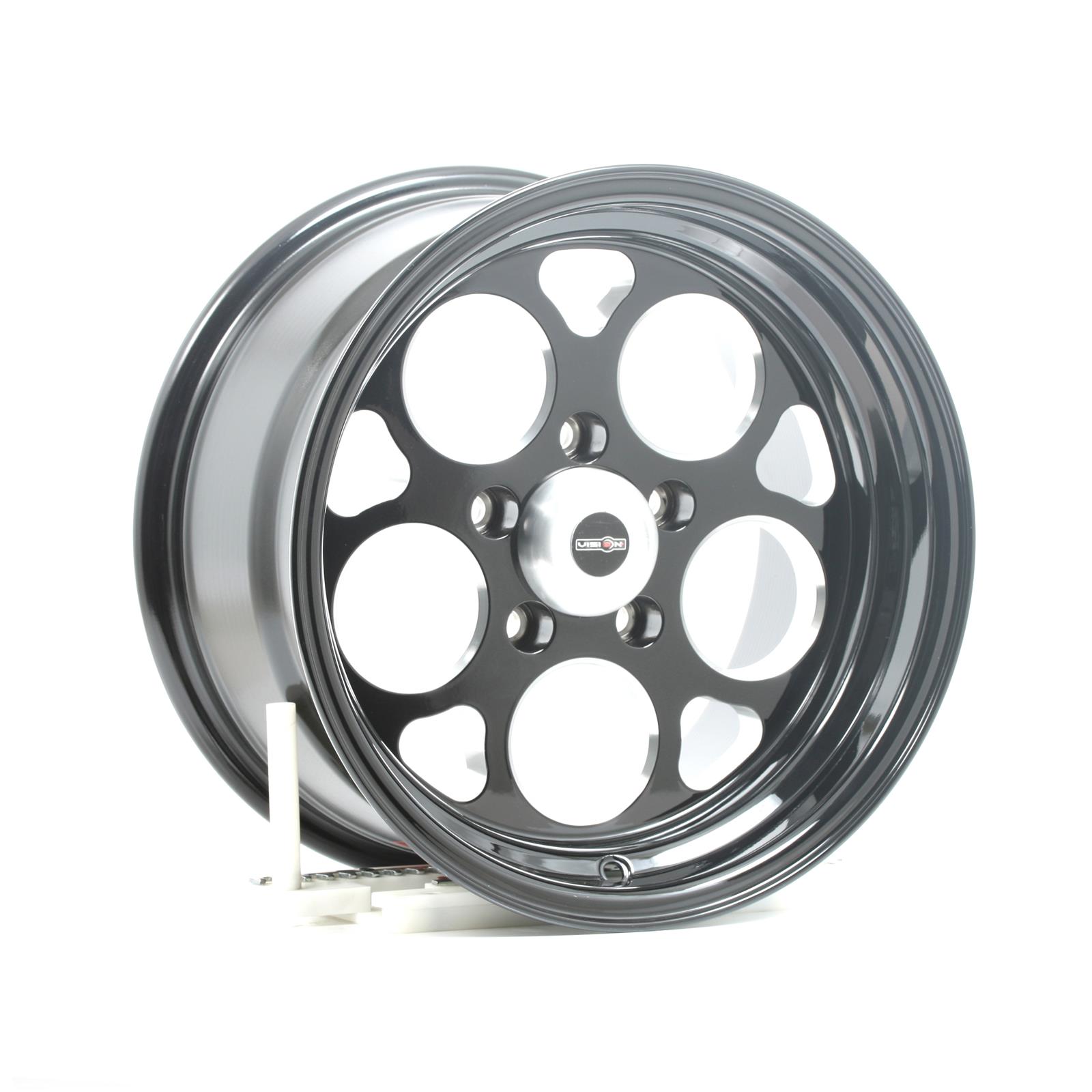 Vision Wheel 561-5865B0 Vision American Muscle 561 Sport Mag Series Milled Window Gloss Black Wheels - Intensery