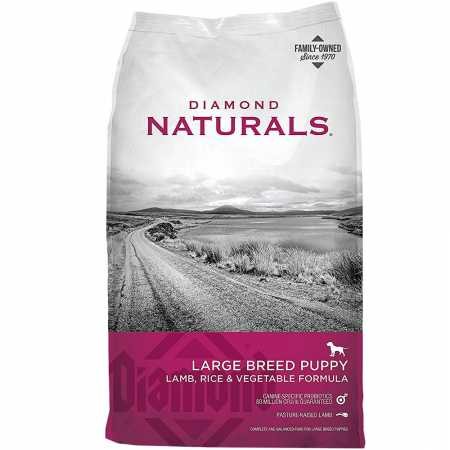 Diamond Naturals  Large Breed Puppy Lamb， Rice  Vegetable Formula Dry Dog Food (20 lb) - Intensery