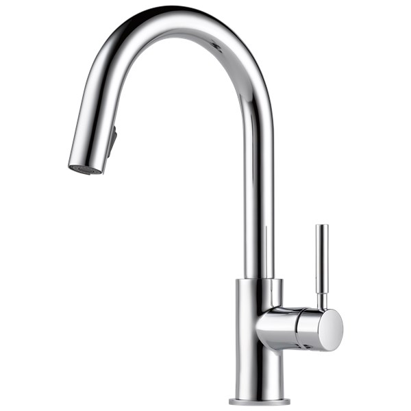 Solna Single Handle Pull-Down kitchen Faucet - Chrome - Intensery