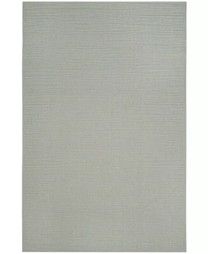 Safavieh Courtyard Aqua and Cream 8' x 11' Sisal Weave Outdoor Area Rug - Intensery