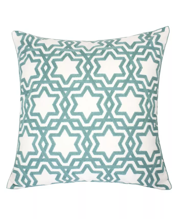 Homey Cozy Tara Cotton Square Decorative Throw Pillow - Intensery