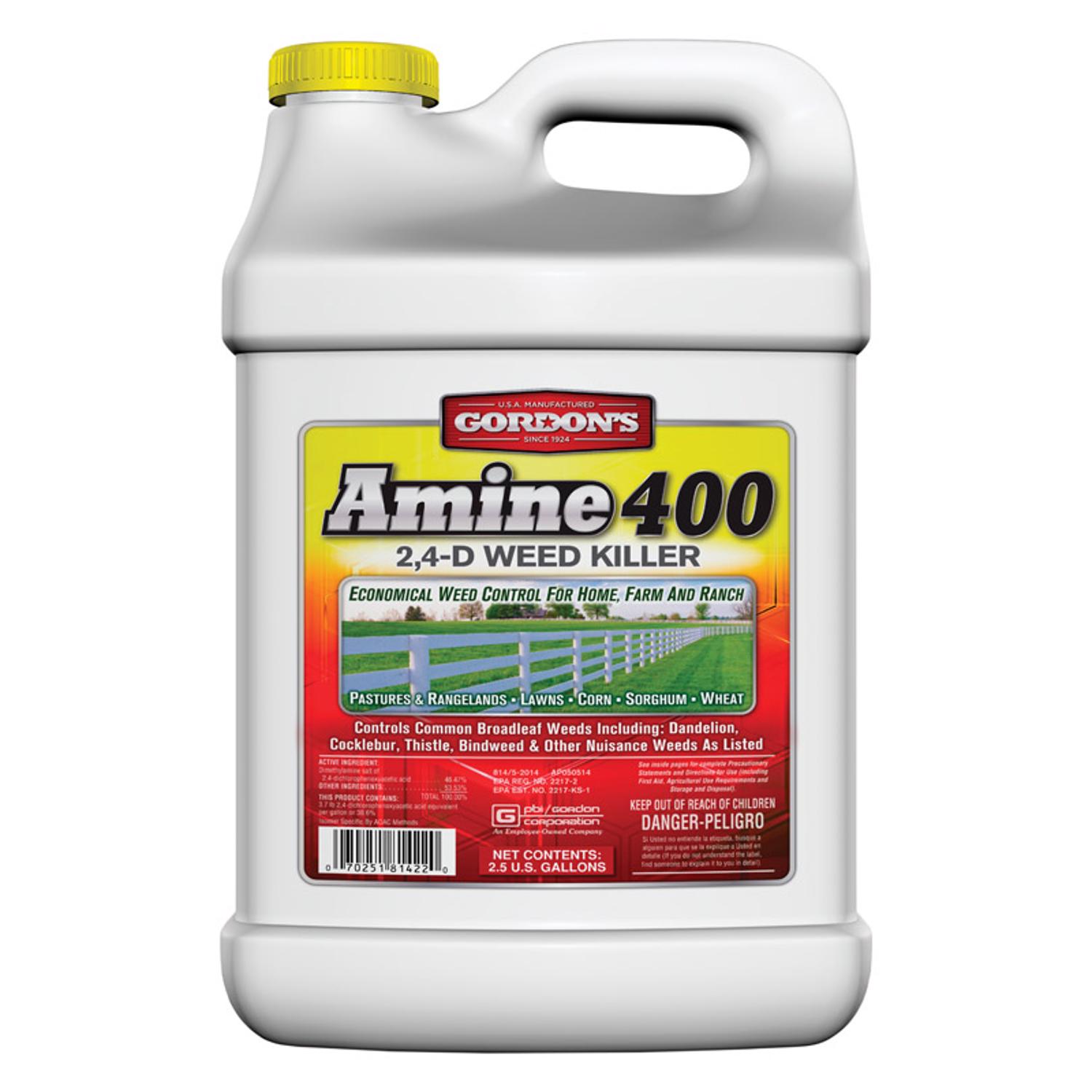 Gordon\u0027s Amine 400 Weed Killer Concentrate 2.5 gal - Intensery
