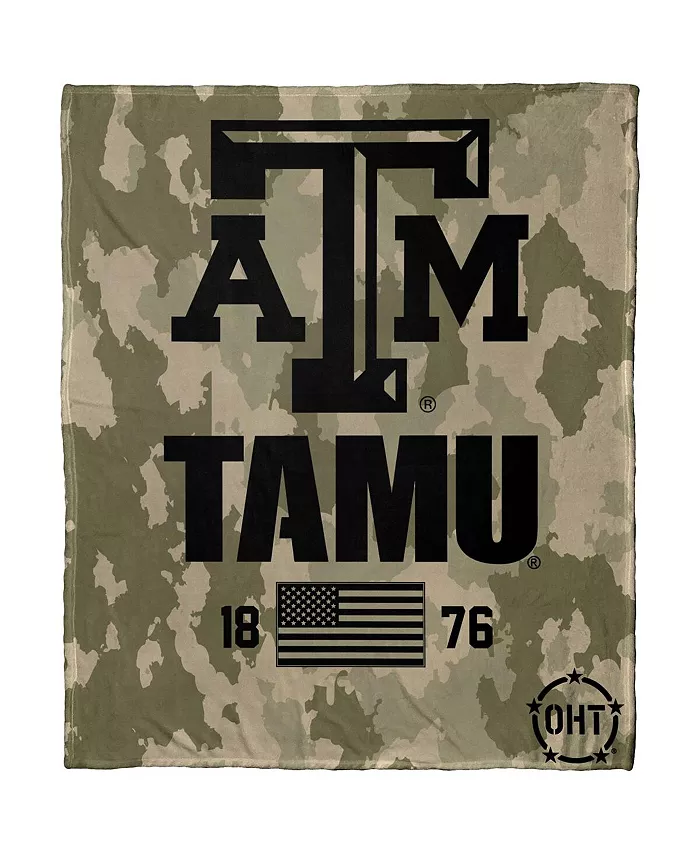 Northwest Company Texas AandM Aggies OHT Military-Inspired Appreciation Silk Throw Blanket - Intensery