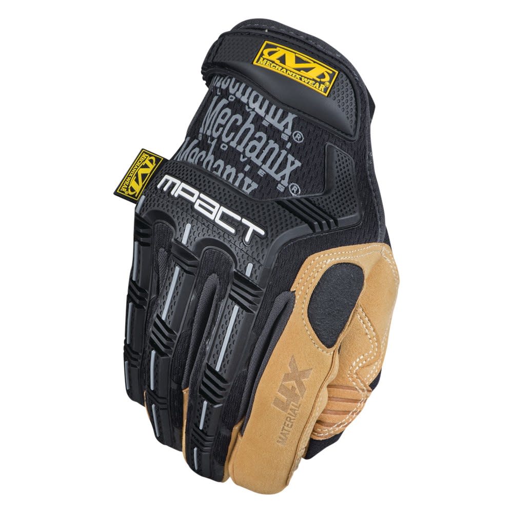Mechanix Wear M-Pact® X-Large Black Heavy Duty Leather Gloves - Intensery