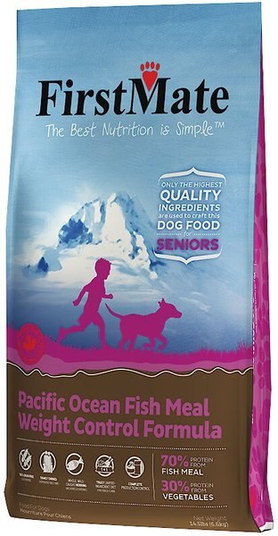 Firstmate Weight Control Limited Ingredient Diet Senior Grain-Free Pacific Ocean Fish Meal Formula Dry Dog Food - Intensery
