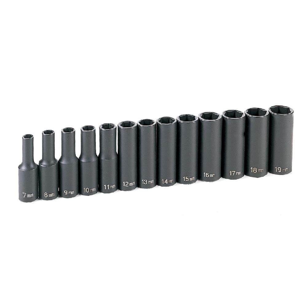 3/8 Drive 13 Piece Deep Metric Set - Intensery