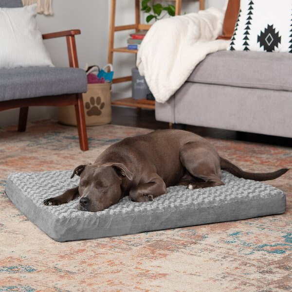 FurHaven NAP Ultra Plush Full Support Orthopedic Deluxe Dog and Cat Bed - Intensery