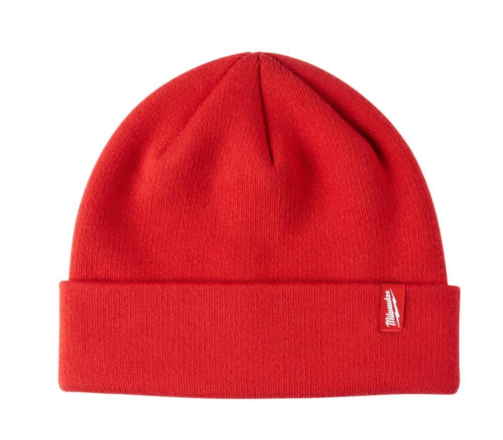 Red Cuffed Beanie - Intensery