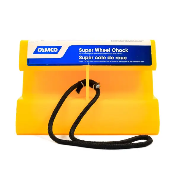 Camco Super Wheel Chock with Rope - Intensery