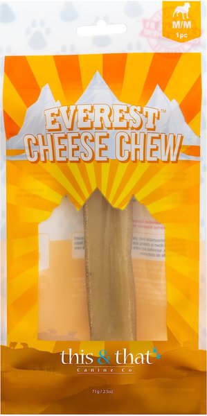 this and that Canine Company Everest Chew Dog Treat， 2.5-oz bag - Intensery