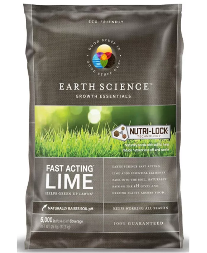 Earth Science Fast Acting Lime 5000 sq. ft. 25 lb - Intensery