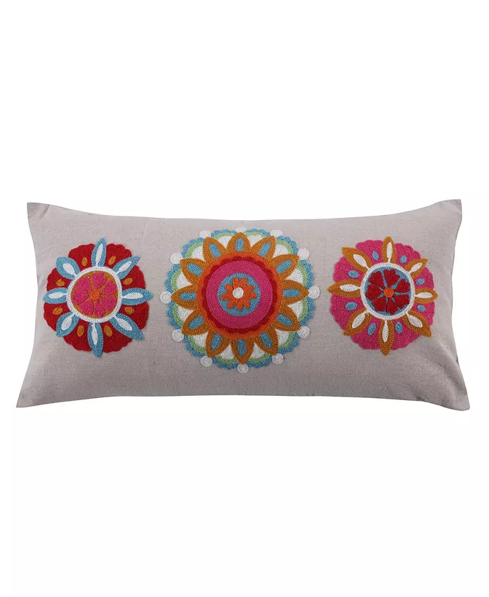 Levtex Rhapsody 3Medallions Decorative Pillow， 12