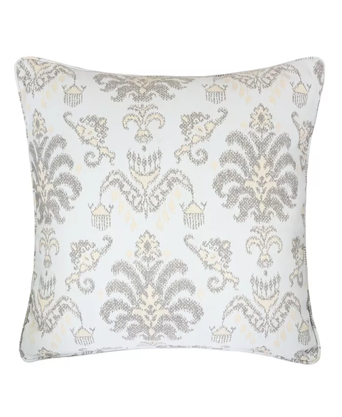 Homey Cozy Grace Jacquard Square Decorative Throw Pillow - Intensery