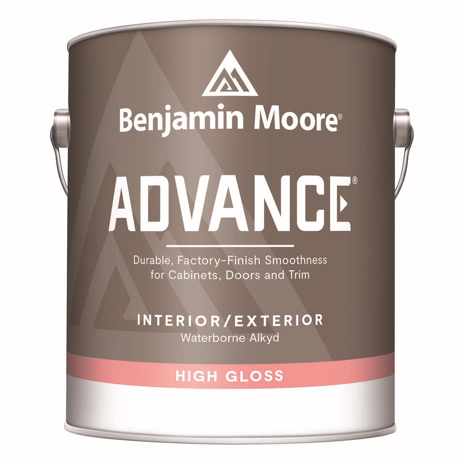 Benjamin Moore Advance High-Gloss Base 4 Paint Exterior and Interior 1 gal - Intensery