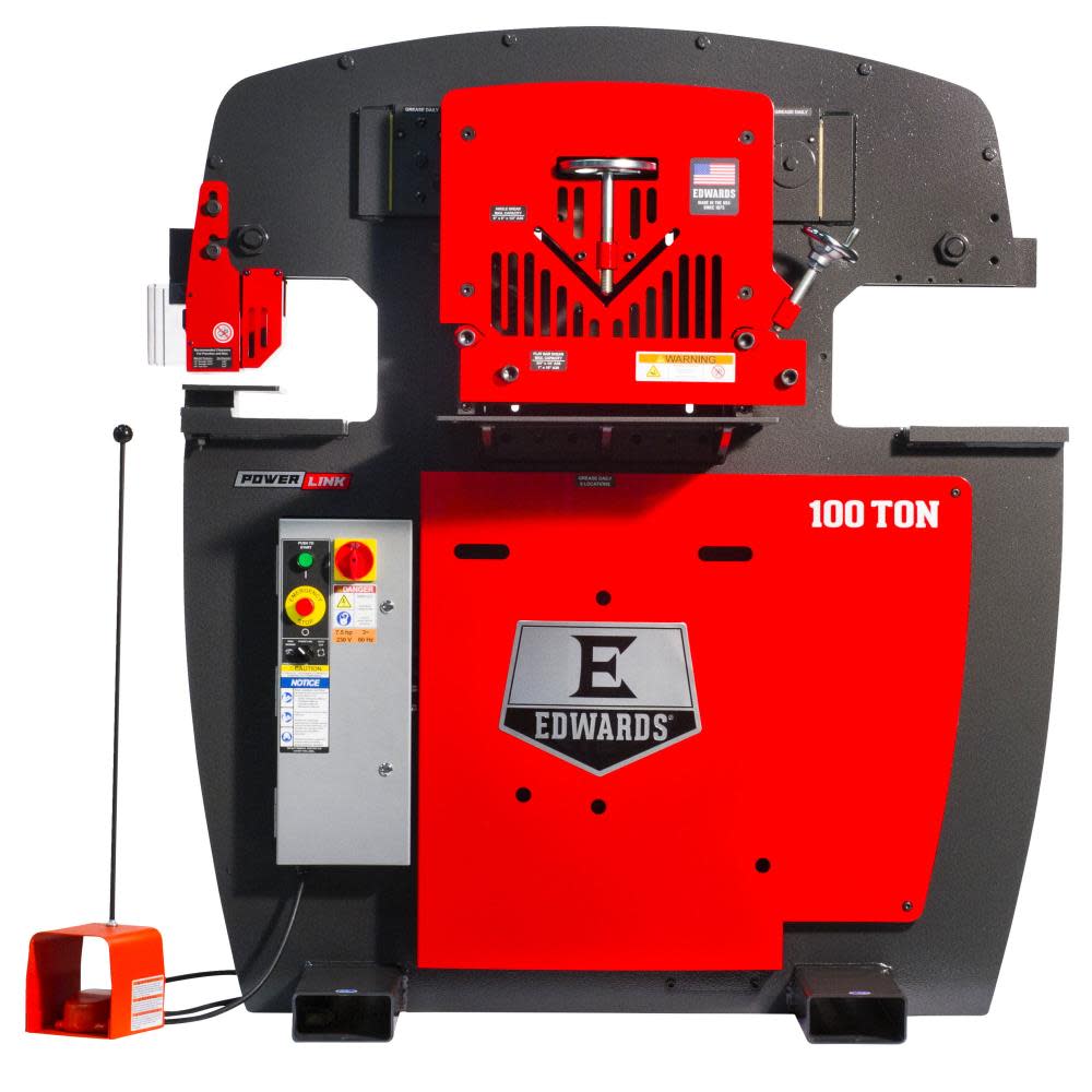 100 Ton Ironworker 3 Phase， 230v with PowerLink System - Intensery