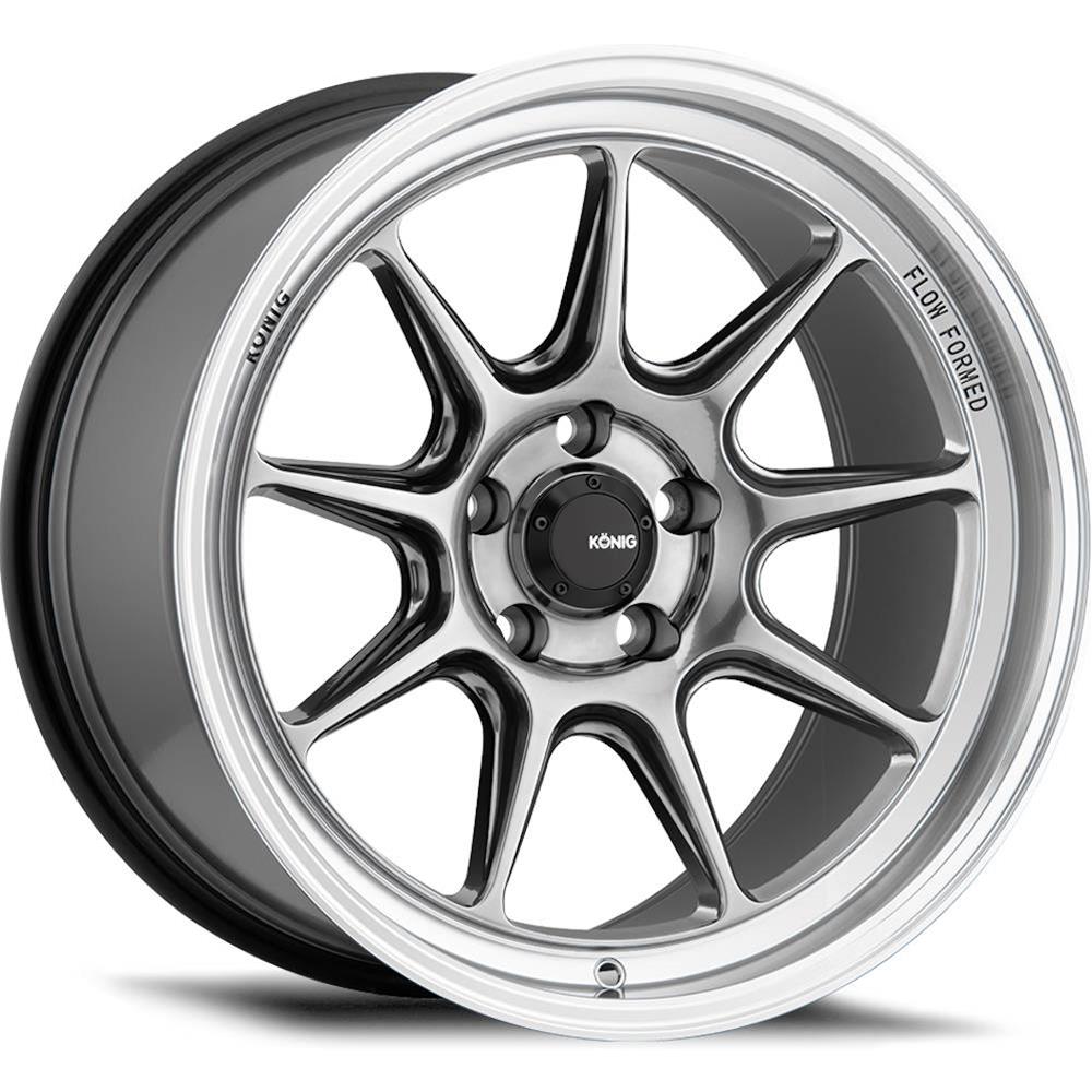 Konig Wheels CT8851243C Konig Countergram Hyper Chrome Wheels with Machined Lip - Intensery