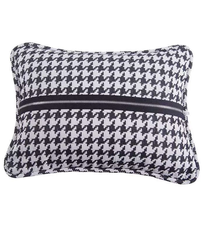 HiEnd Accents Houndstooth 17x13 Decorative Pillow - Intensery
