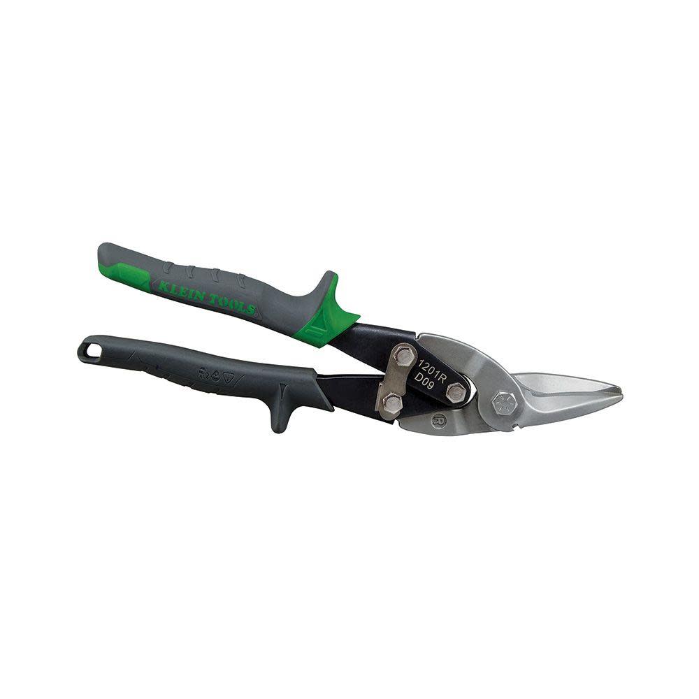Klein Tools Aviation Snips w/Wire Cutter Right 1201R from Klein Tools - Intensery