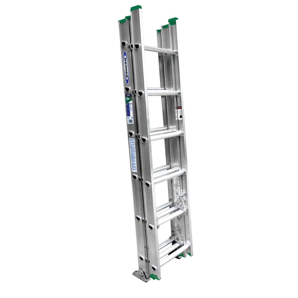 16 Ft. Type II Compact Aluminum Extension Ladder - Intensery