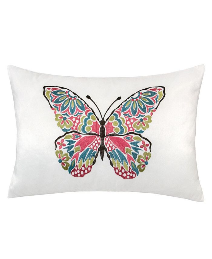 Homey Cozy Emilia Embroidery Rectangle Decorative Throw Pillow - Intensery
