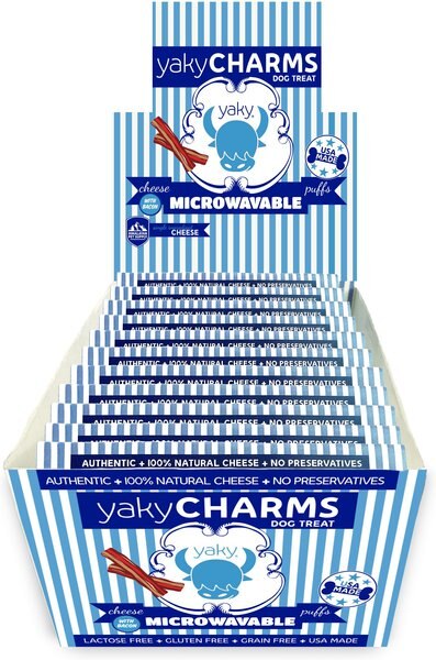 Himalayan Pet Supply yaky CHARMS Bacon Dog Treats， 12 count - Intensery