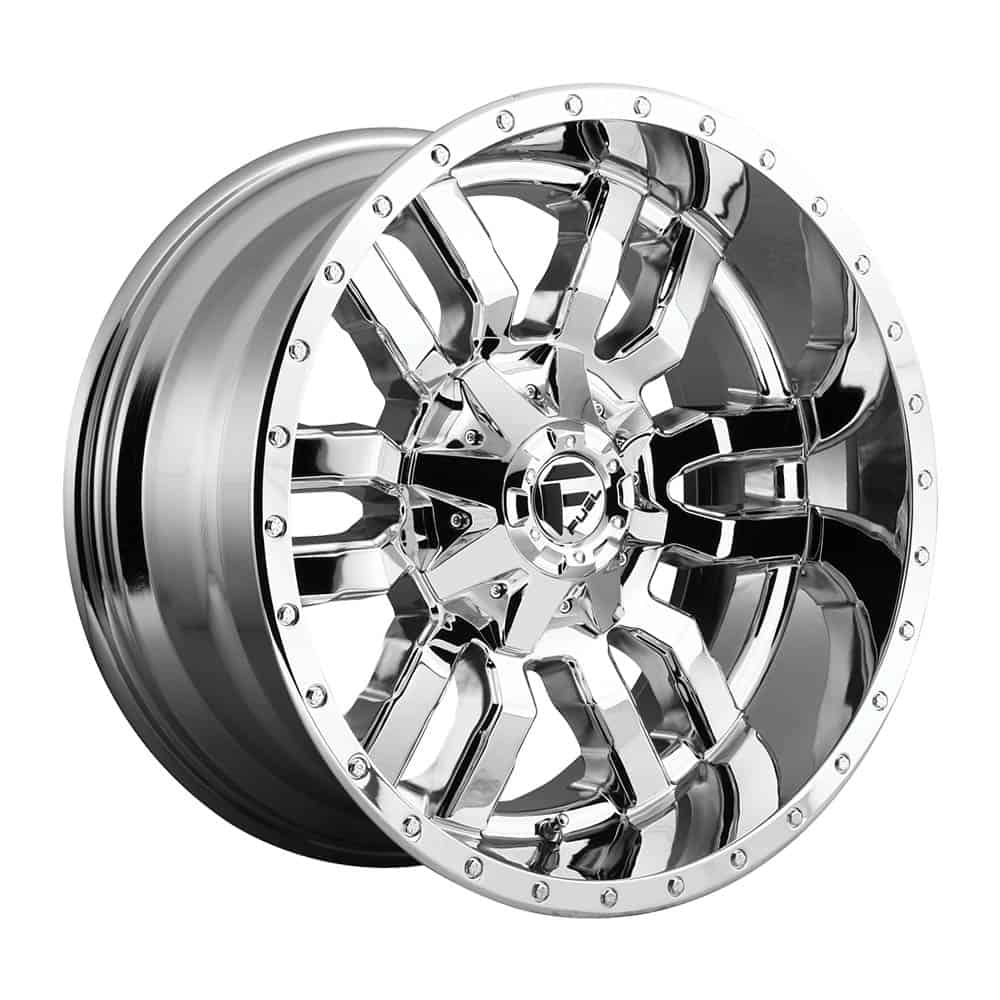 Fuel 1PC D631 SLEDGE D631 20X9 8X6.5 CHR-PLATED 01MM - Intensery