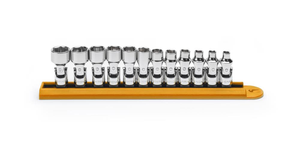 GEARWRENCH 12 Pc 1/4-in Drive 6 Point Flex Metric Socket Set 80311 from GEARWRENCH - Intensery