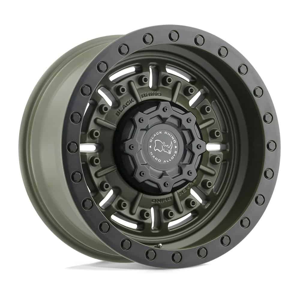 Black Rhino BLABR 20X9.5 5X5.0 OD-GRN -18MM - Intensery