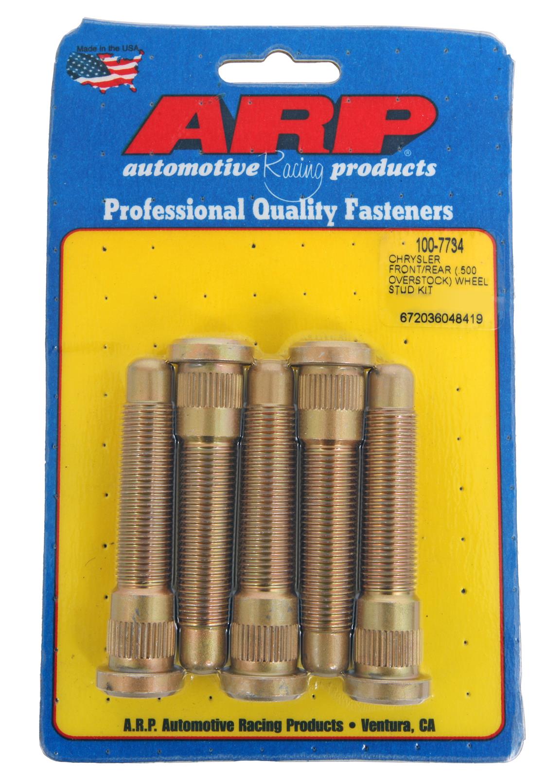 ARP 100-7734 ARP Wheel Studs - Intensery