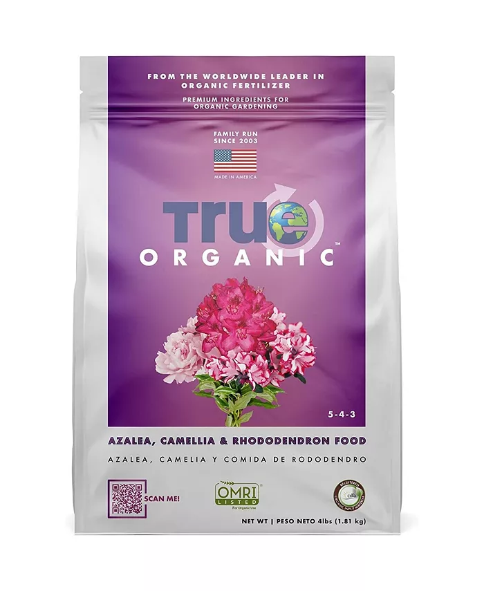 TRUE Organic Granular Azalea， Camellia， Rhododendron Plant Food， 4lb - Intensery