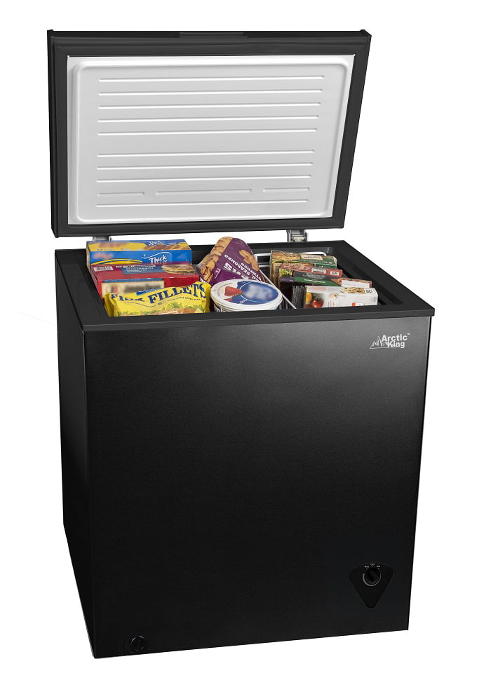 Arctic King 5 Cu ft Chest Freezer, Black - Intensery