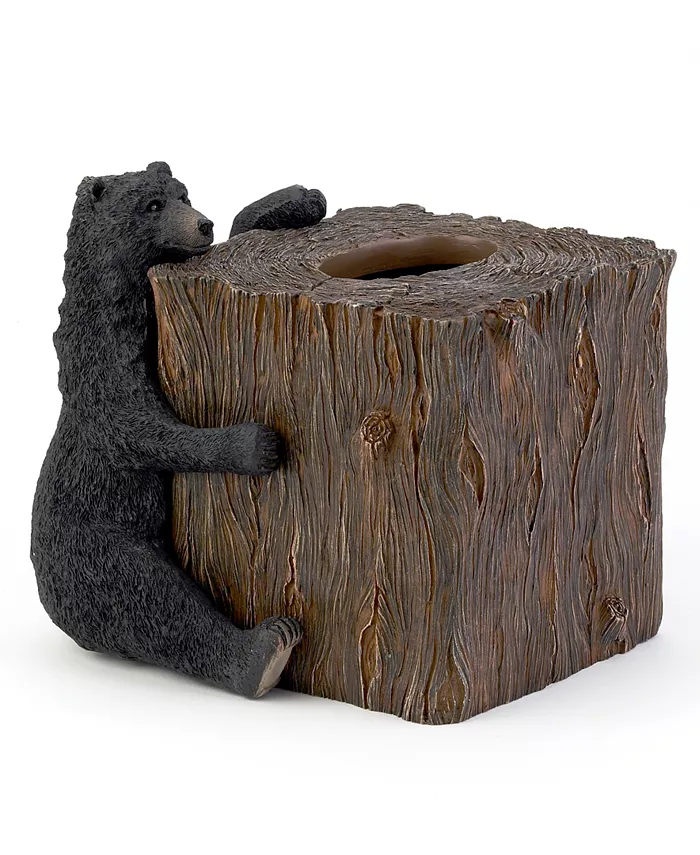 Avanti Black Bear Lodge Tissue Cover - Intensery