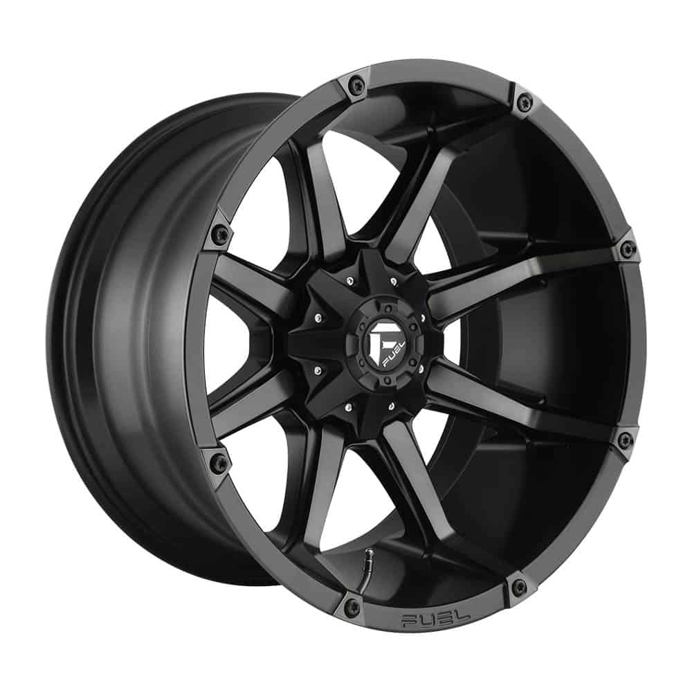 Fuel 1PC D556 COUPLER D556 18X9 5X4.5/5.0 MT-BLK-DDT -12MM - Intensery
