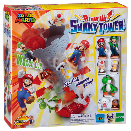 Super Mario Blow Up! Shaky Tower Balancing Game - Intensery