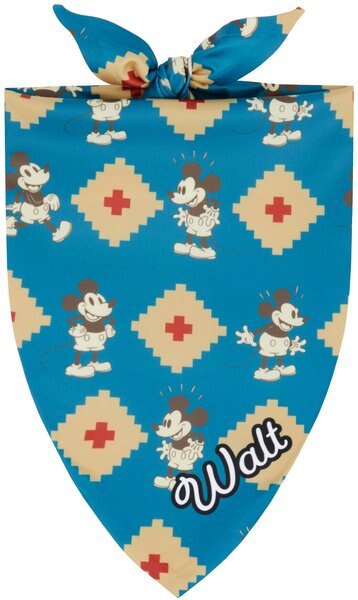 Disney Mickey Mouse Southwest Pattern Personalized Dog and Cat Bandana - Intensery