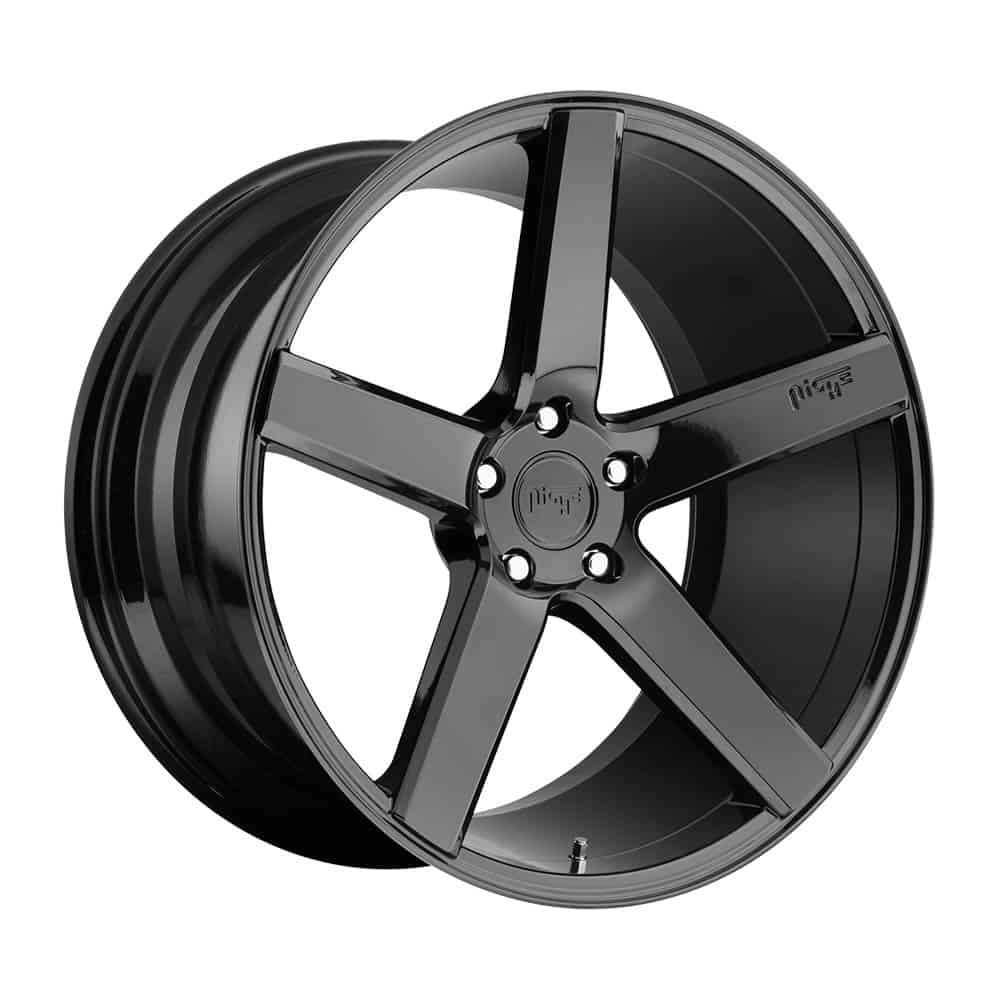 Niche 1PC M188 MILAN M188 22X10 5X5.0 GL-BLK 35MM - Intensery