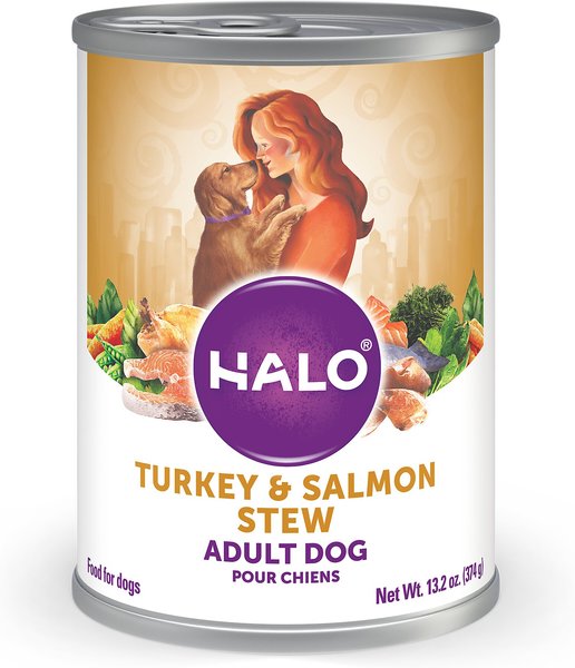 Halo Holistic Turkey and Salmon Recipe Adult Canned Dog Food - Intensery
