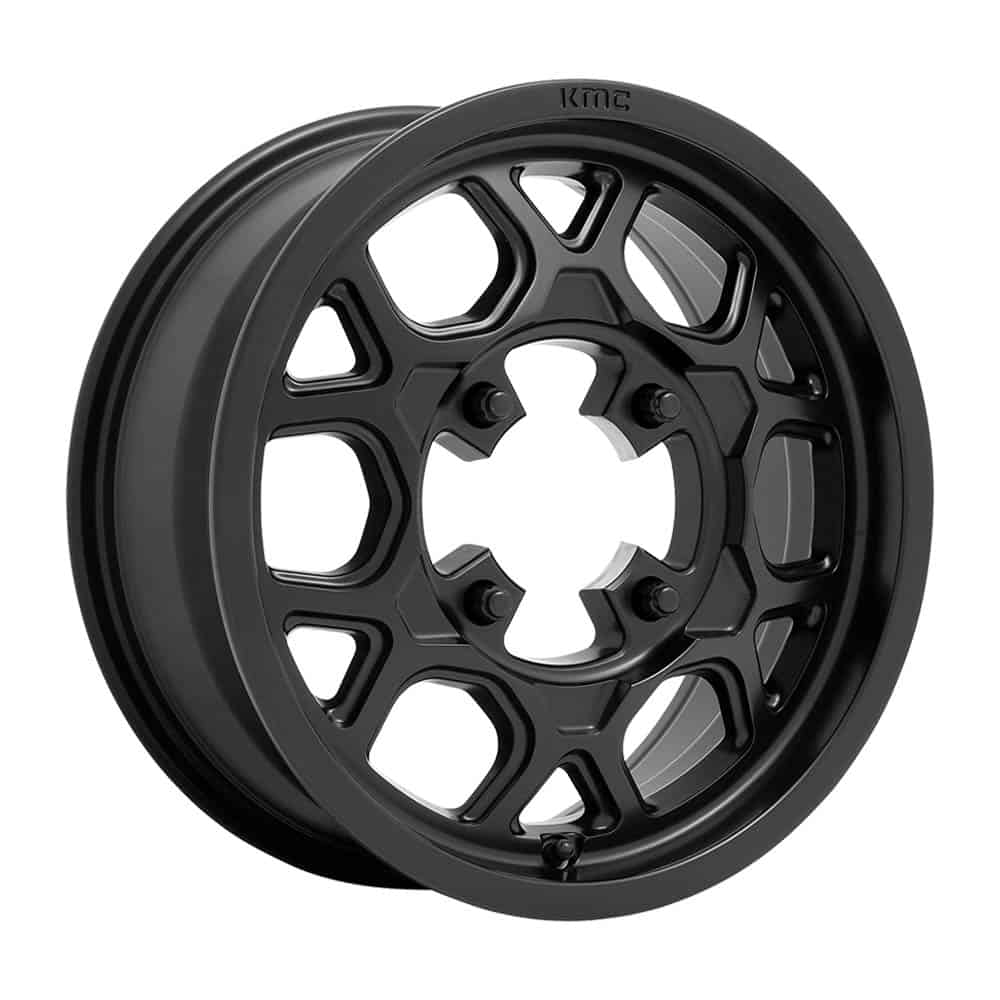 KMC Powersports KS133 MESA LITE KS133 15X6 4X156 S-BLK 38MM - Intensery