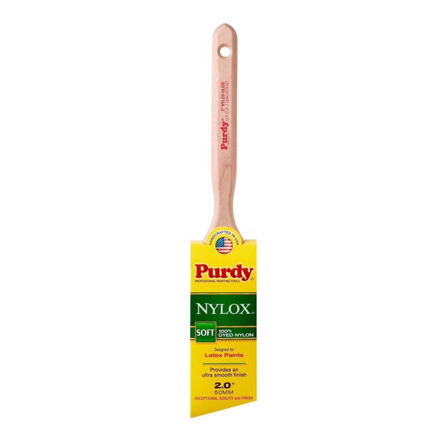 Purdy Nylox Glide 2 in. Soft Angle Trim Paint Brush - Intensery