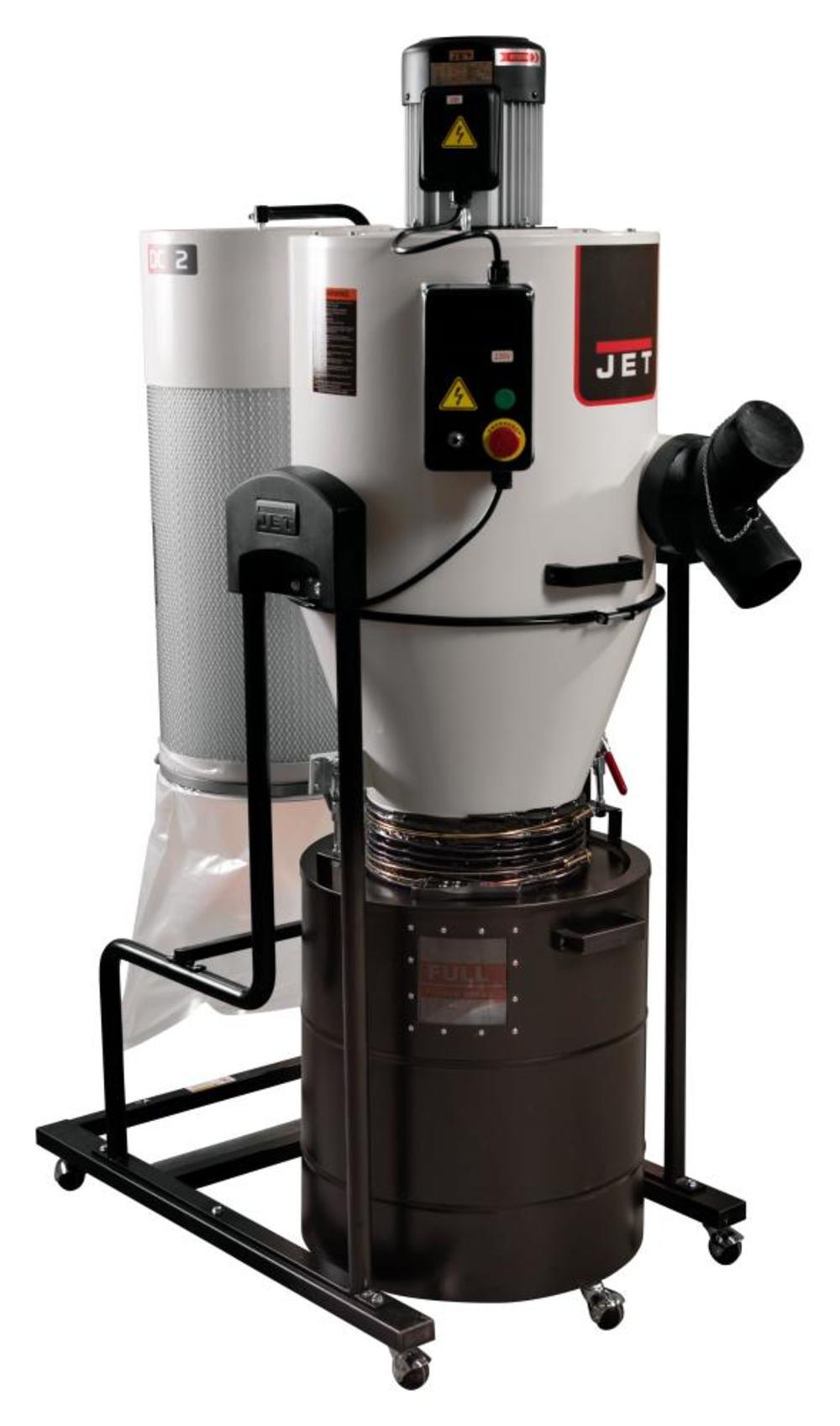 JCDC-2 Cyclone Dust Collector， 2 HP， 230 V - Intensery