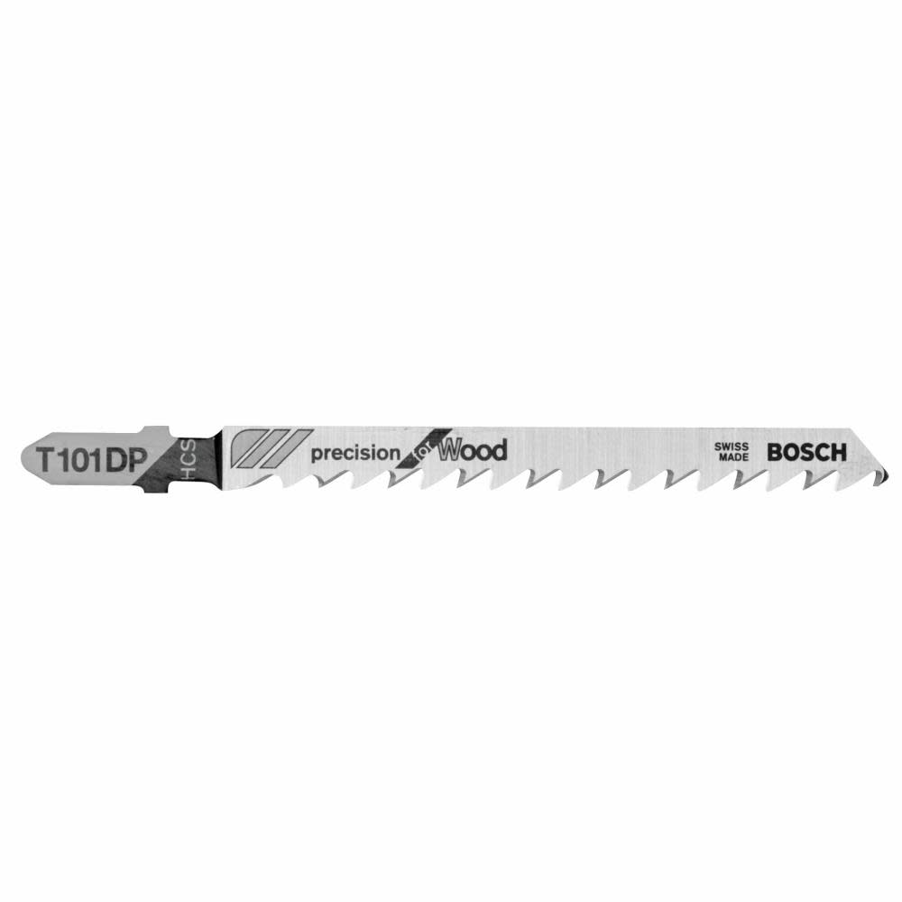 5 pc. 4 In. 6 TPI Precision for Wood T-Shank Jig Saw Blades - Intensery