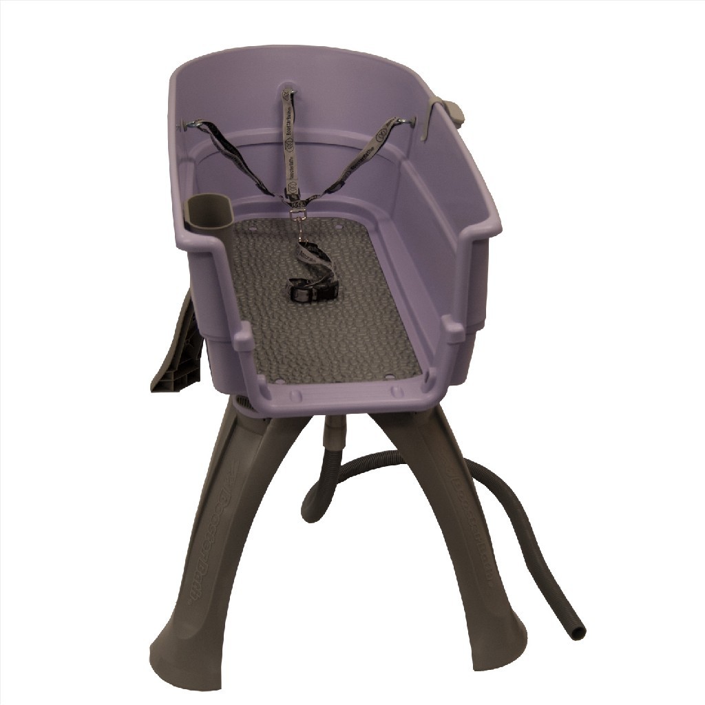 Booster Bath Elevated Dog Bath and Grooming Center Large Lilac 45