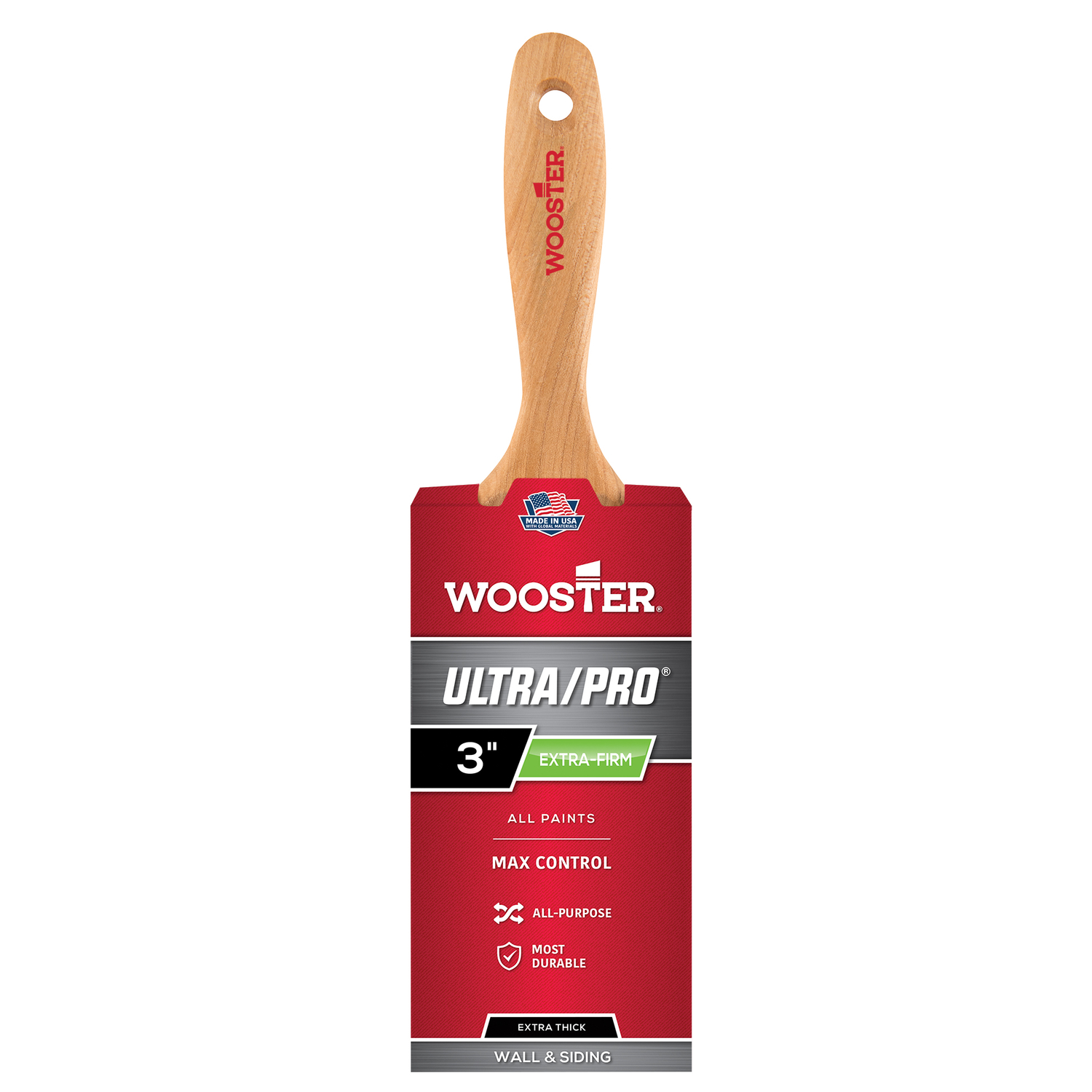 Wooster Ultra/Pro 3 in. Extra Firm Flat Paint Brush - Intensery