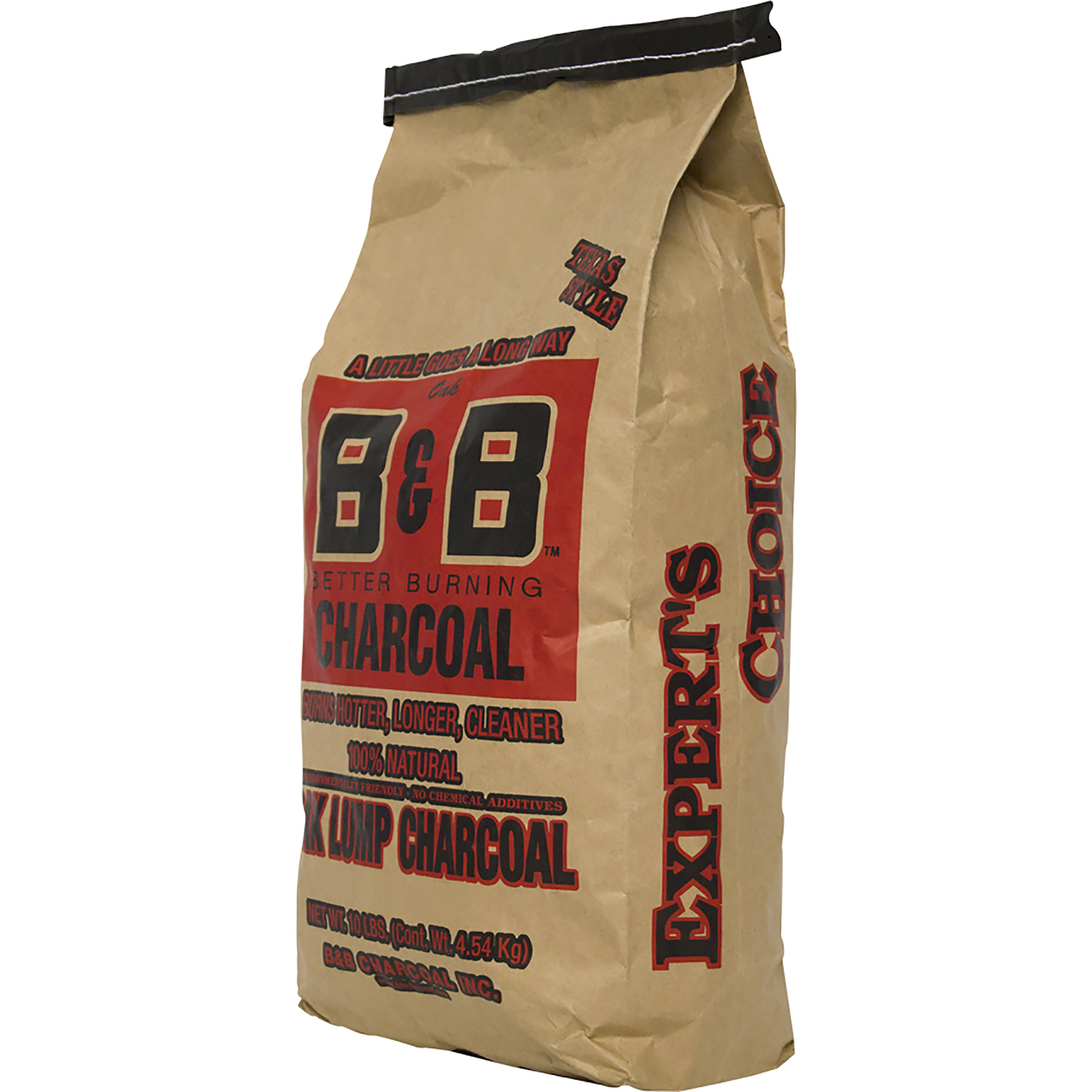 B\u0026B Charcoal All Natural Oak Hardwood Lump Charcoal 10 lb - Intensery
