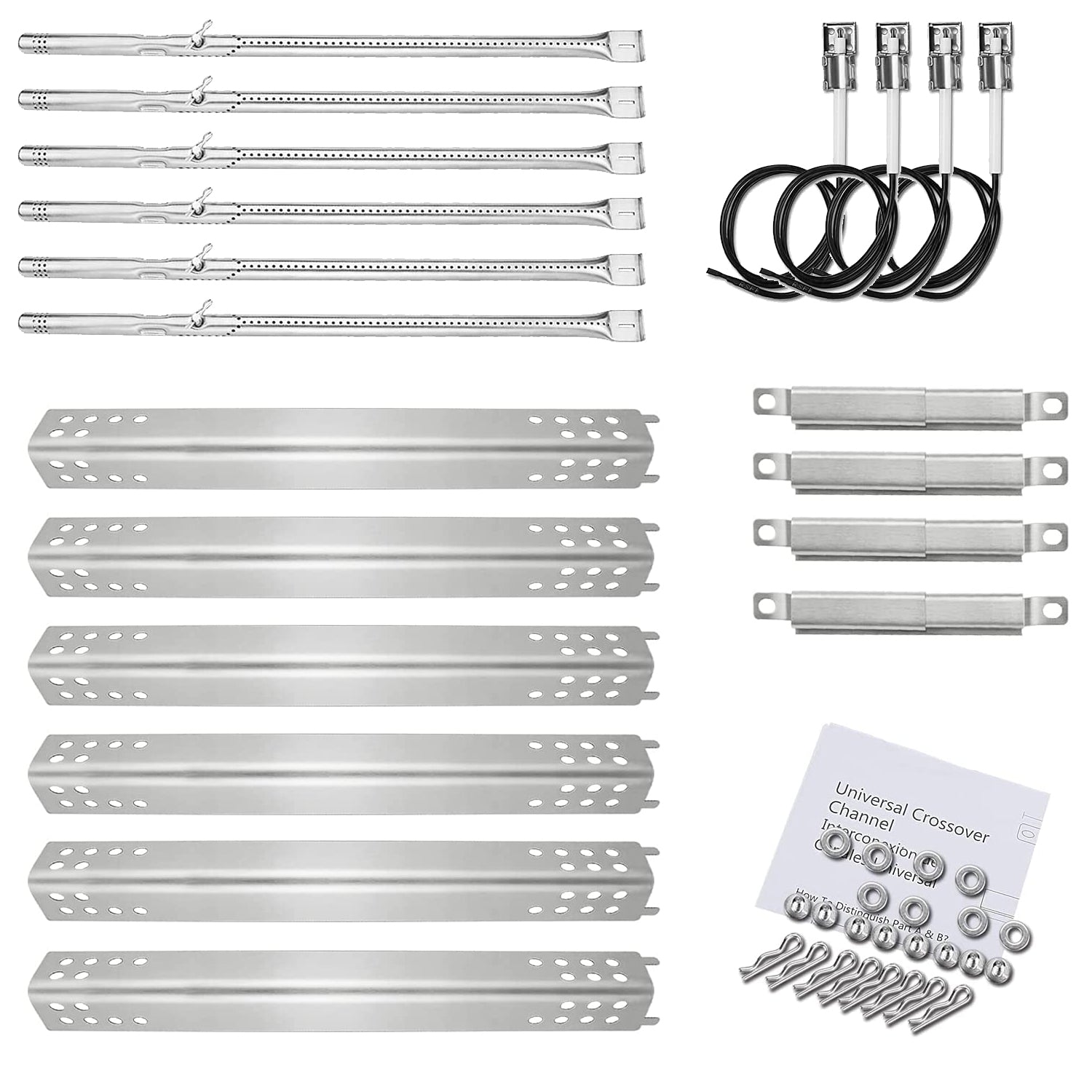 Grills Replacement Parts Kit for Char-broil 463276517, 463276617, 466245917 Performance 6 Burner Gas Grills - Intensery