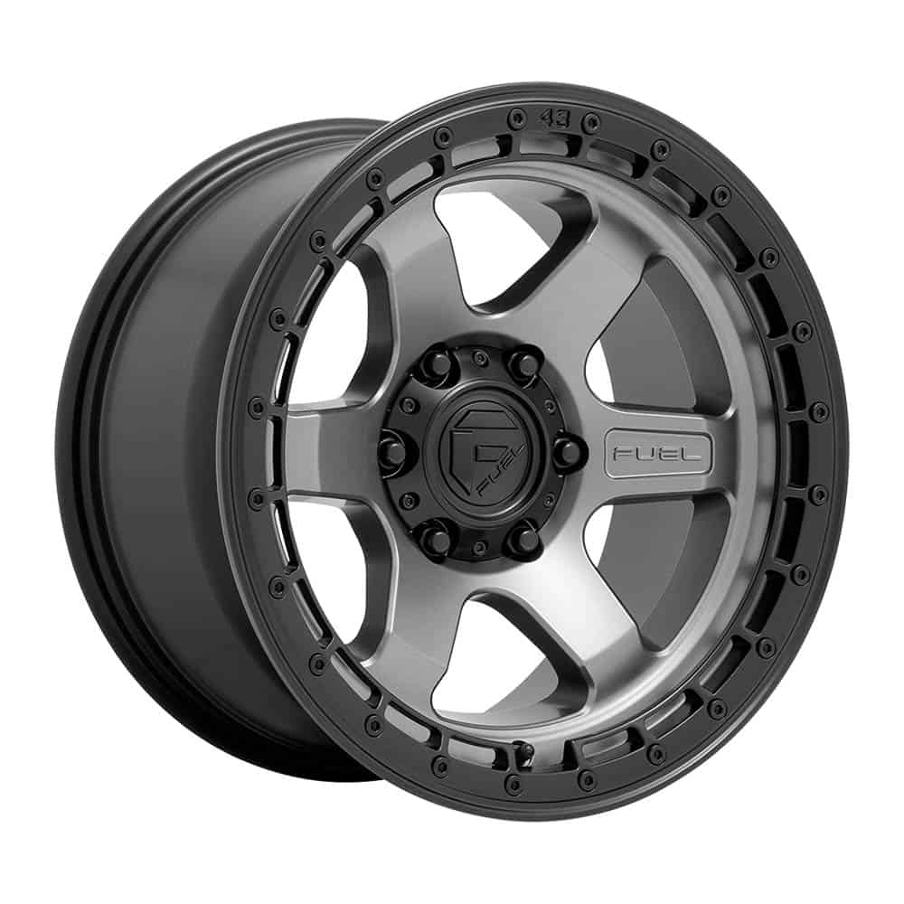 Fuel 1PC D752 BLOCK D752 18X9 5X5.0 MT-GNMTL-BBR -12MM - Intensery
