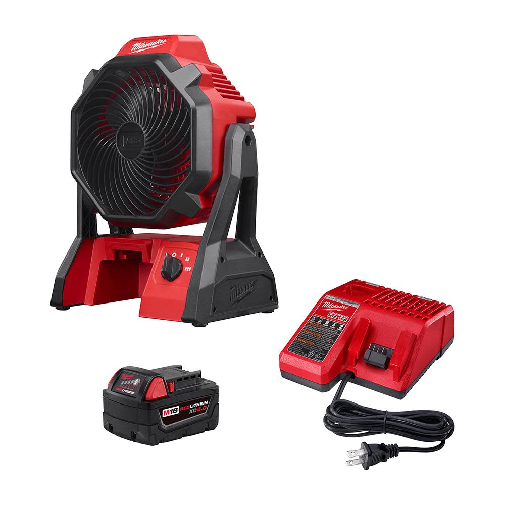 Milwaukee M18 Jobsite Fan Kit - Intensery