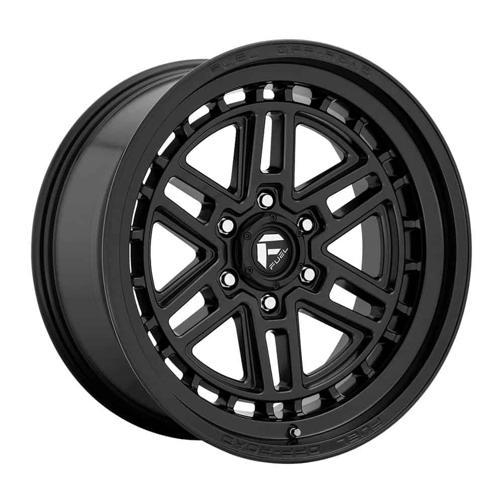 Fuel 1PC D667 NITRO D667 17X9 5X5.0 MT-BLK -12MM - Intensery