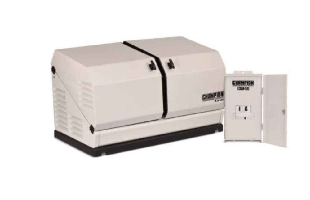 Champion 8.5kW Home Standby Generator with ATS50 Outdoor Rated Automatic Transfer Switch - Intensery
