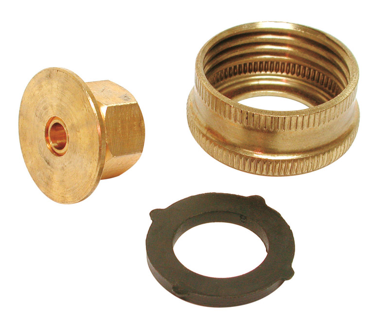 Dial 1/4 in. H Yellow Brass Garden Hose Adaptor - Intensery